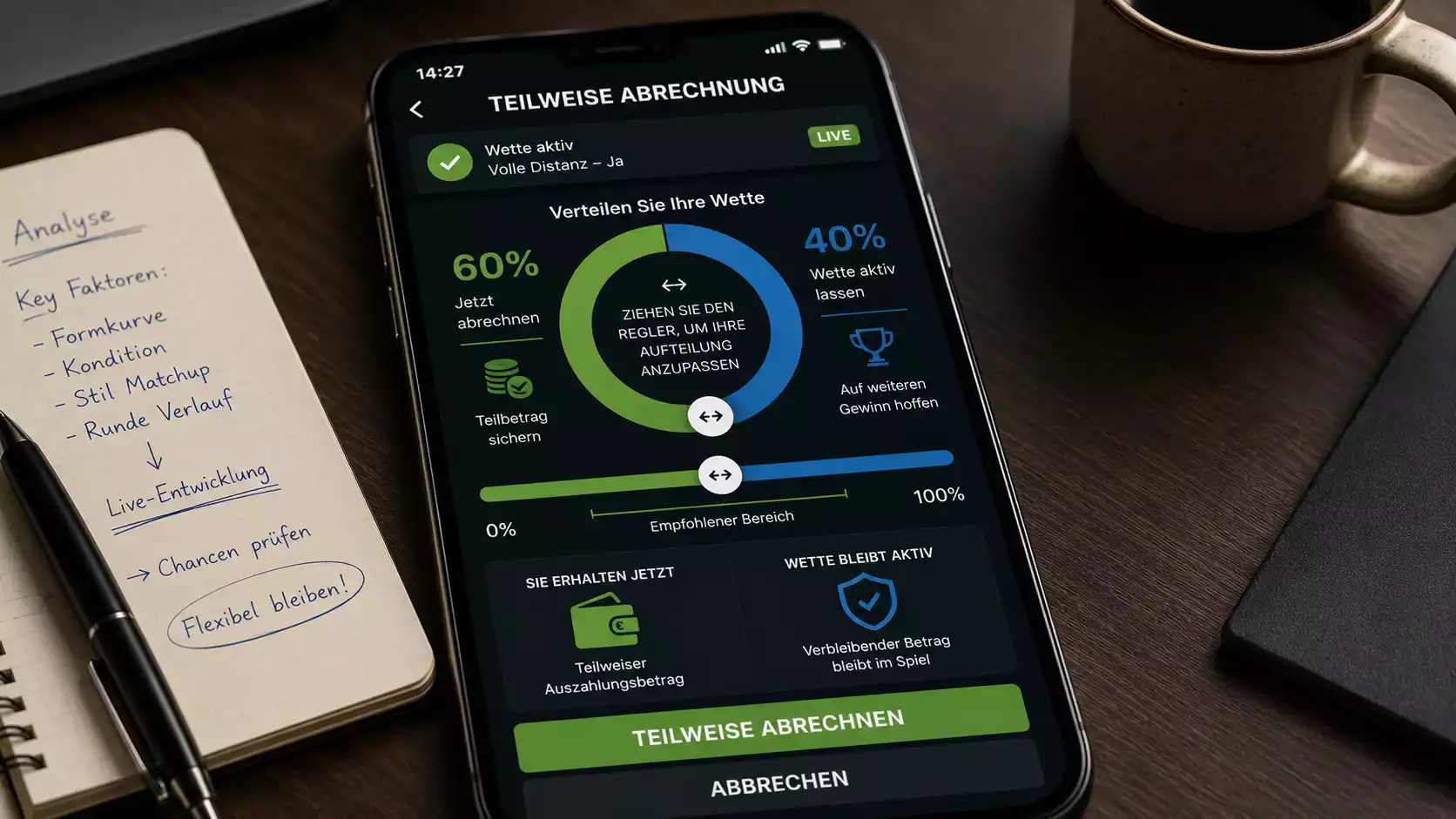 Partial Cash-Out beim Boxen Live Wetten — Teilauszahlung als flexible Absicherungsstrategie erklärt