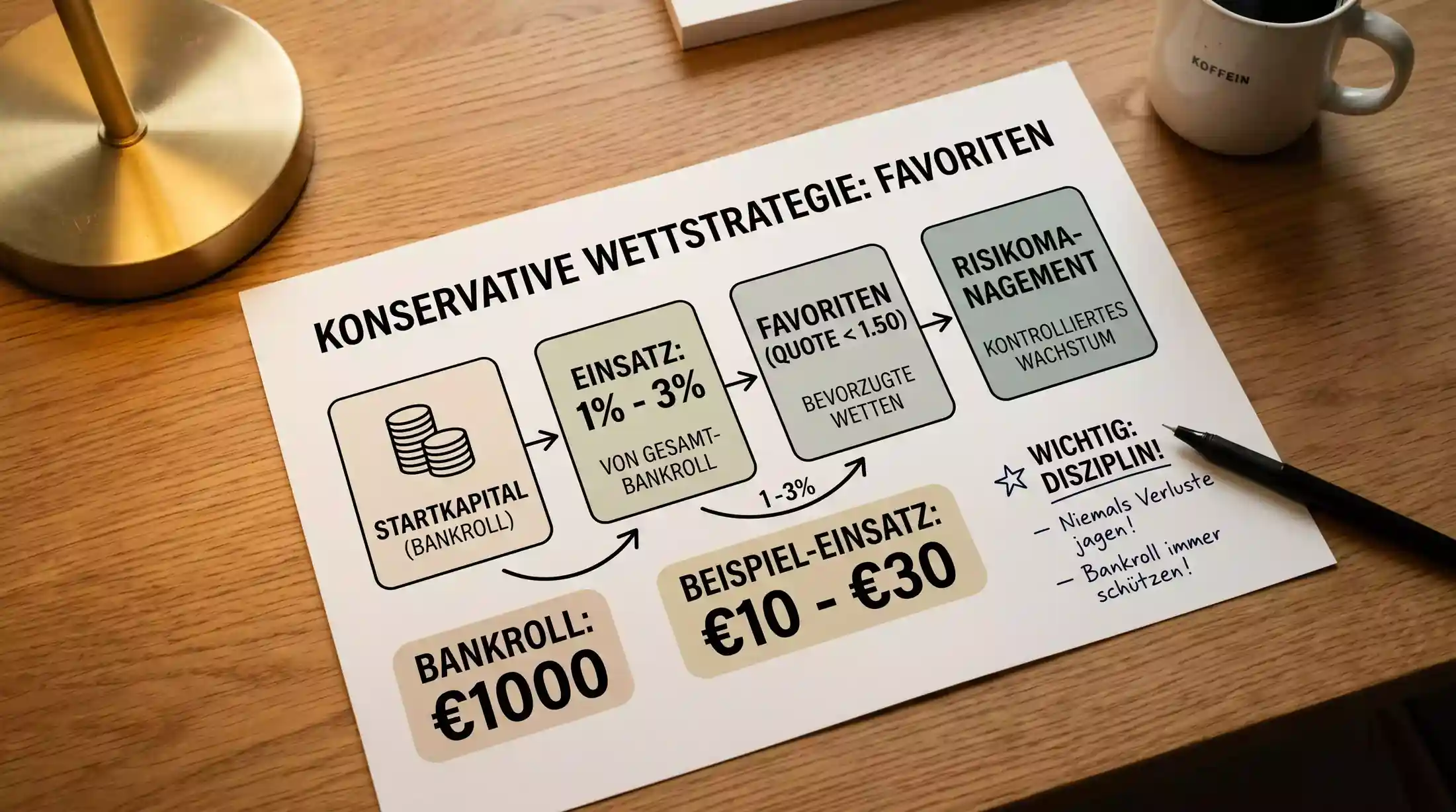 Einsatzgröße und Bankroll-Management bei Boxen Favoriten-Wetten mit niedrigen Quoten