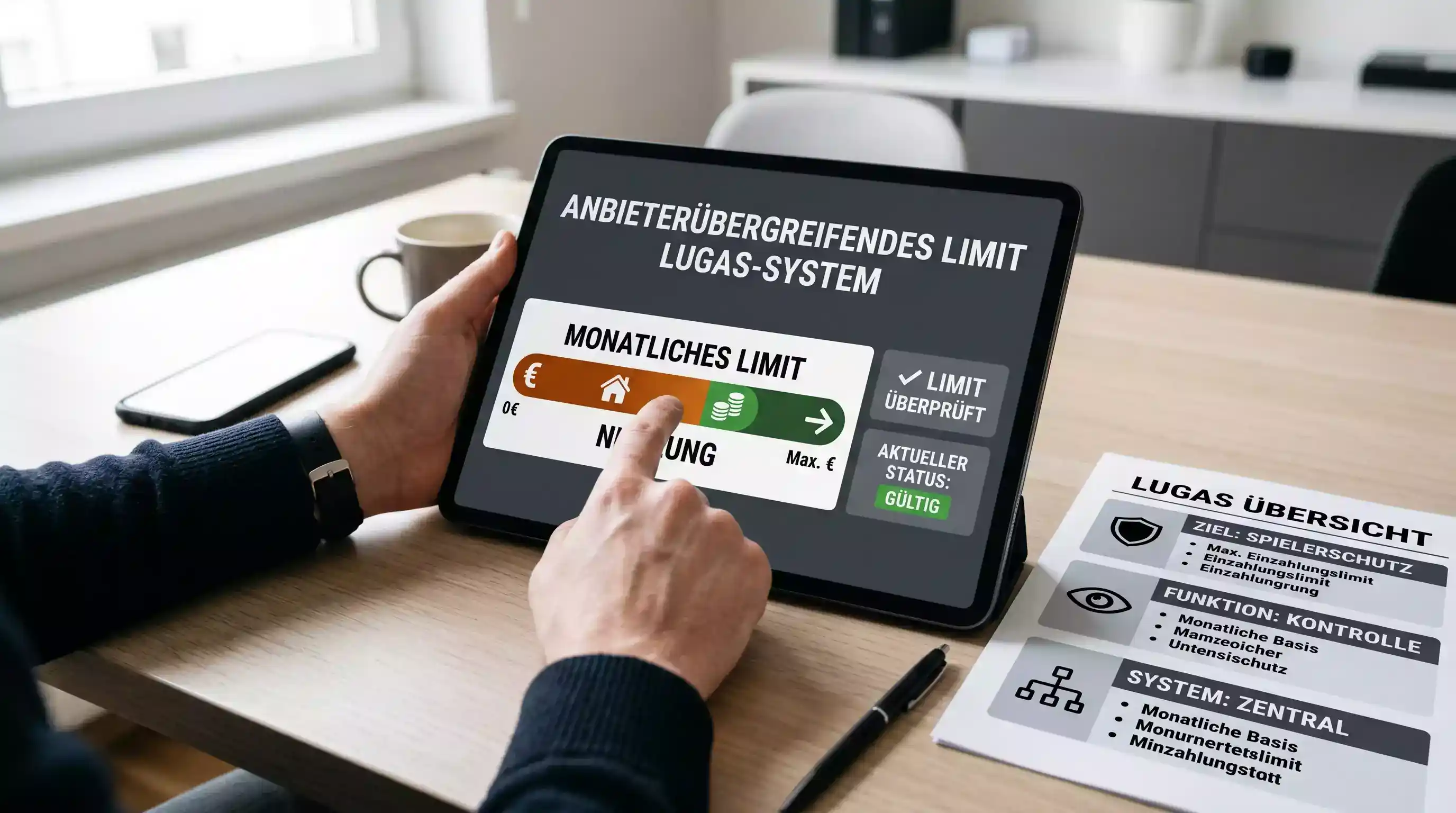 Einzahlungslimit 1000 Euro und LUGAS-System für Sportwetten in Deutschland erklärt