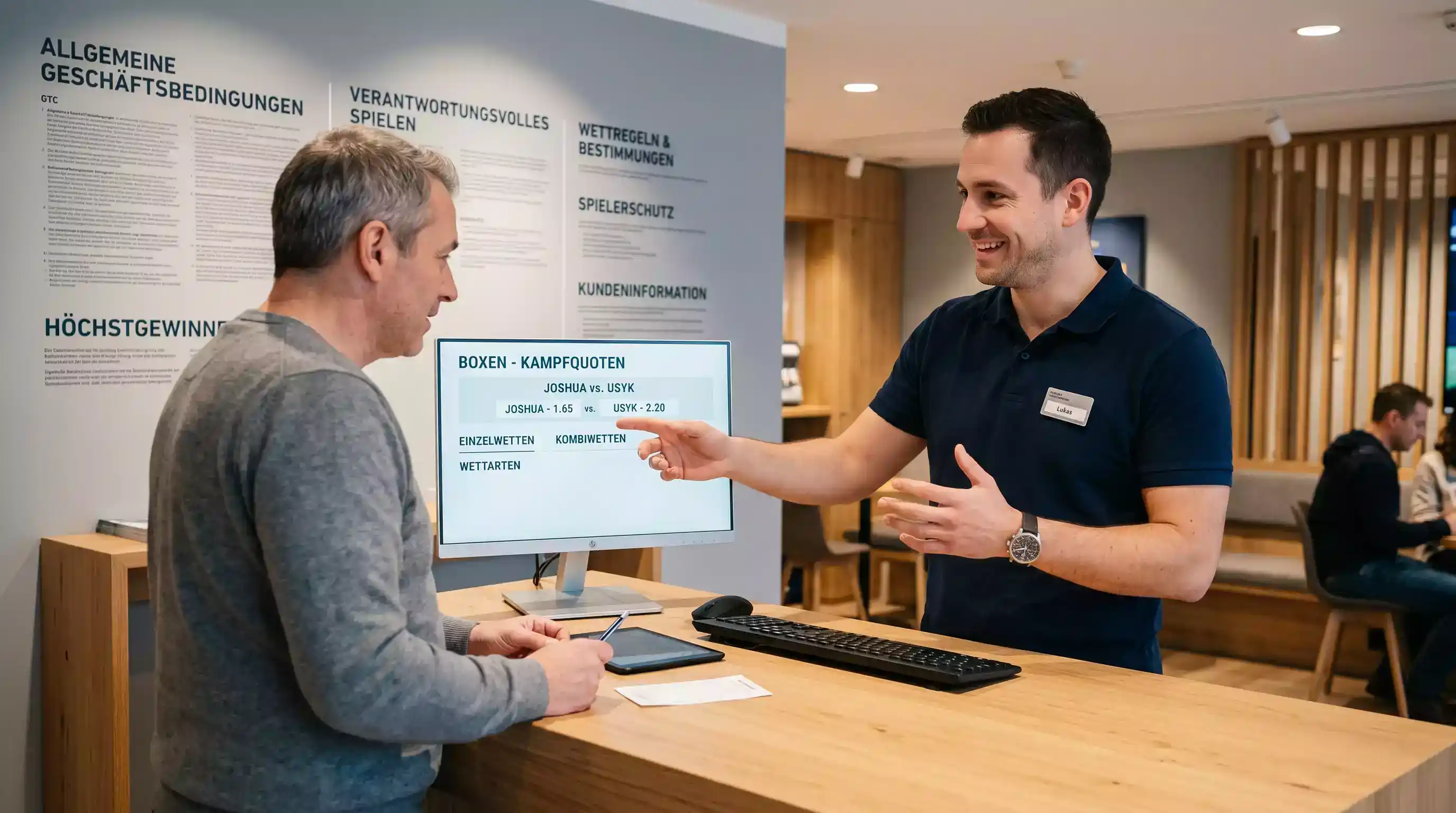 Stationärer Wettshop für Boxen Wetten — persönliche Beratung und Bareinzahlung als Vorteile