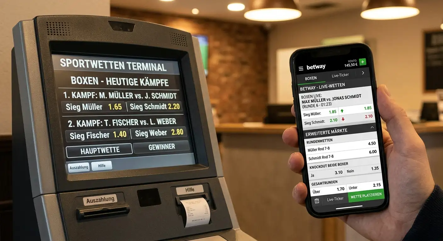 Wettshop und Online-Buchmacher im Vergleich für Boxen Wetten — Stärken und Schwächen beider Kanäle