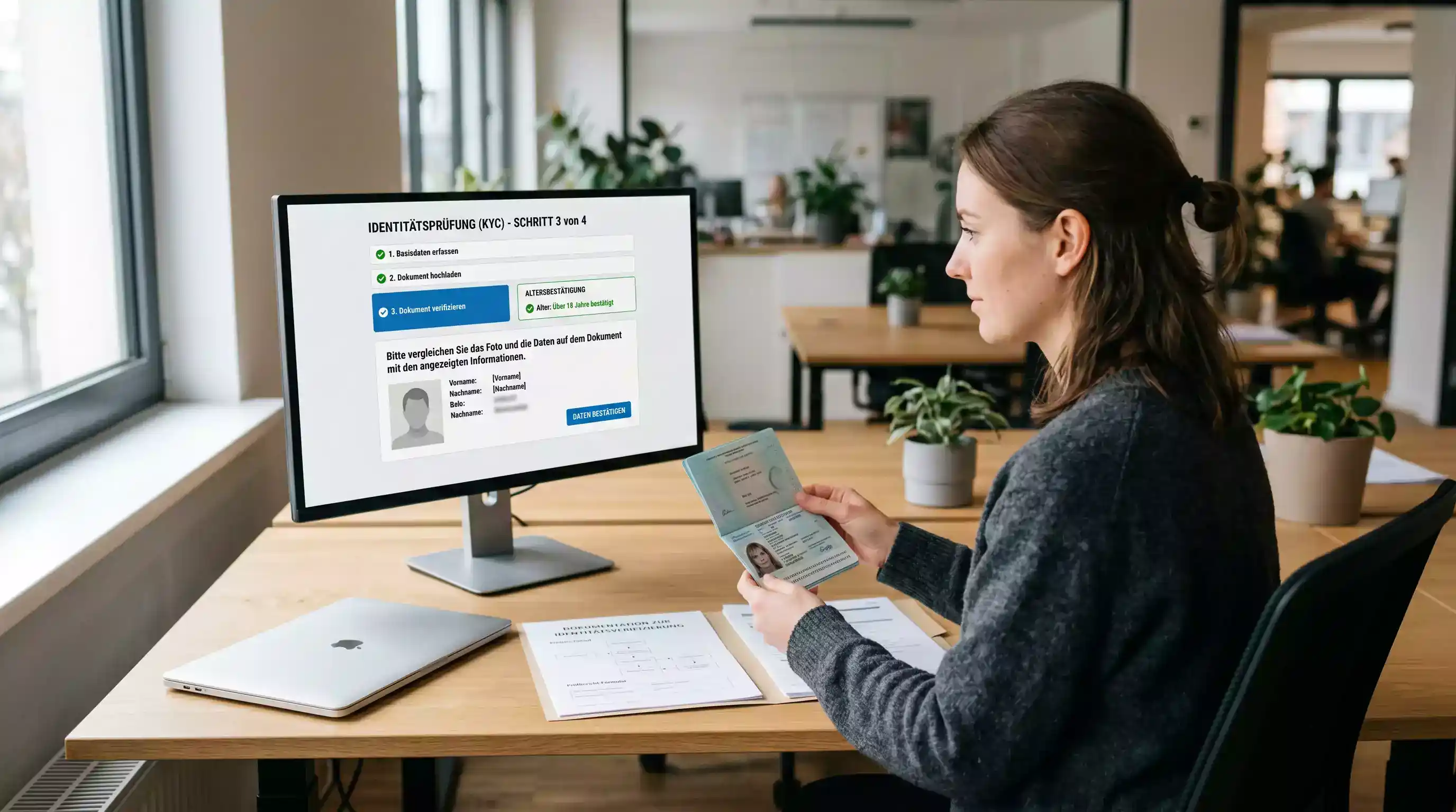 KYC-Altersverifikation beim Boxen-Wettanbieter — Ausweisdokument und Identitätsprüfung online