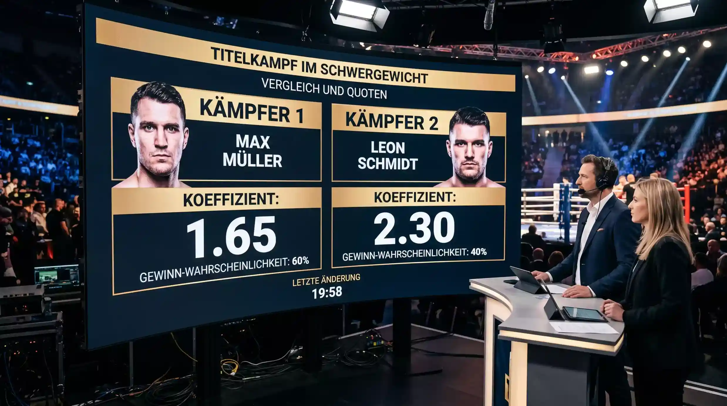 Live-Quoten beim Boxen verstehen: Implied Probability und Overround auf einem Wettdisplay